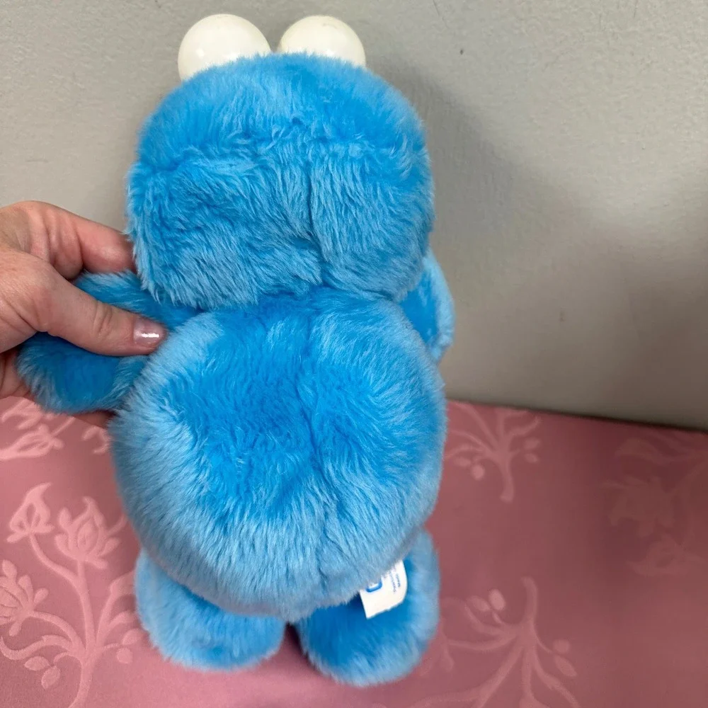 Vintage 1983 Playskool Sesame Street Cookie Monster Plush Toy 12 Inch 15006